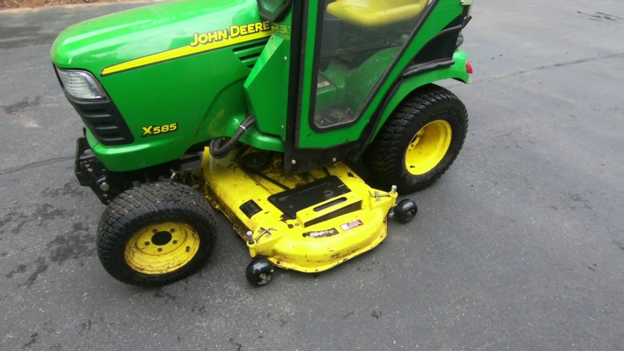 Replacing Deck Wheels On John Deere 62 Mower Deck Youtube