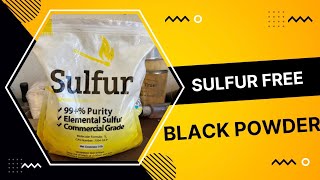 Sulfur Free Black Powder