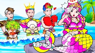 [🐾 Diy Dolls🐾] Pink Cake Mermaid And Poor Vs Rich Boyfriend Mermaid - Lol Surprise Diys
