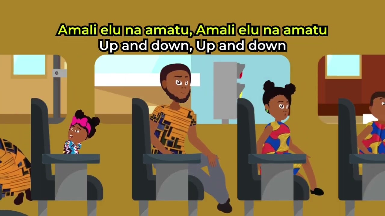 Wheels on the Bus | Learn Igbo| Rhymes in Igbo | Igbo Educational Songs | Igbo Songs for Kids