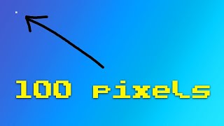 I made a game with less than 100 pixels! screenshot 5