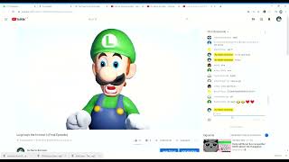 Luigi says the N word 3 (April Fools Live chat reaction 2020)