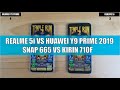 Realme 5i vs Huawei Y9 Prime 2019 Comparison | Snap 665 vs Kirin 710F