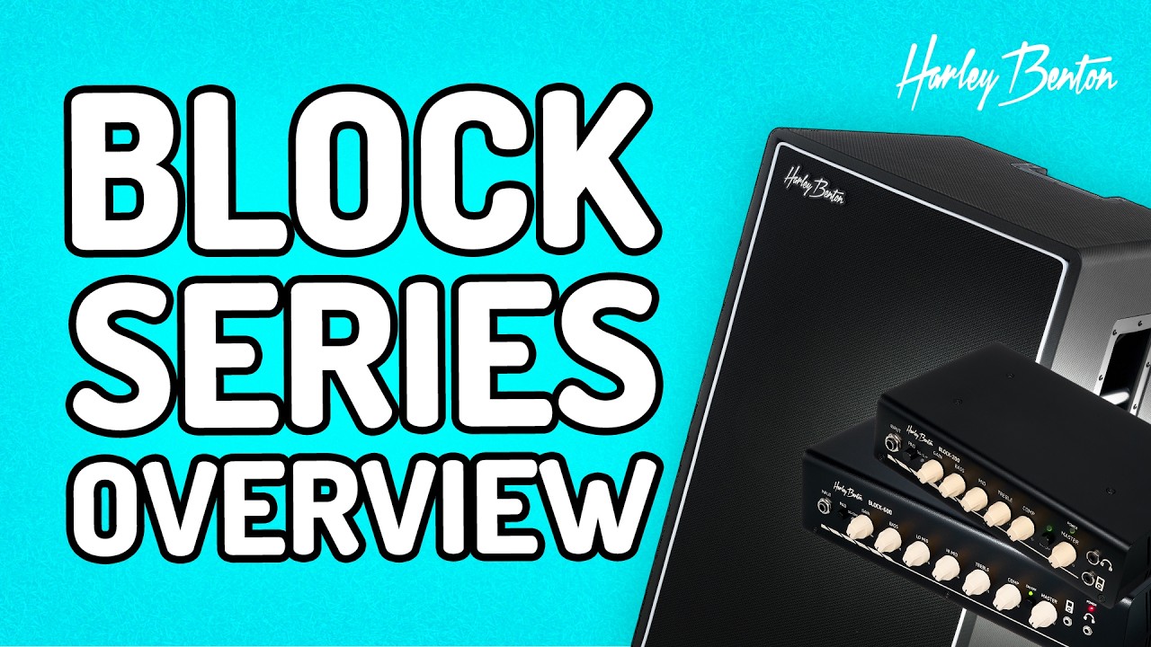 Harley Benton - NEW BASS AMPS - Introducing the Block Series