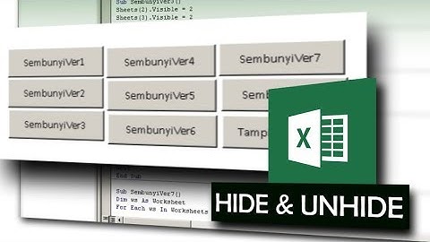 Hide & Unhide Sheet | VBA Excel
