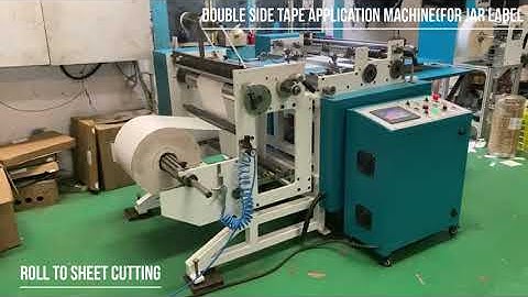 Double Side Tape Application Machine (For Jar Label)