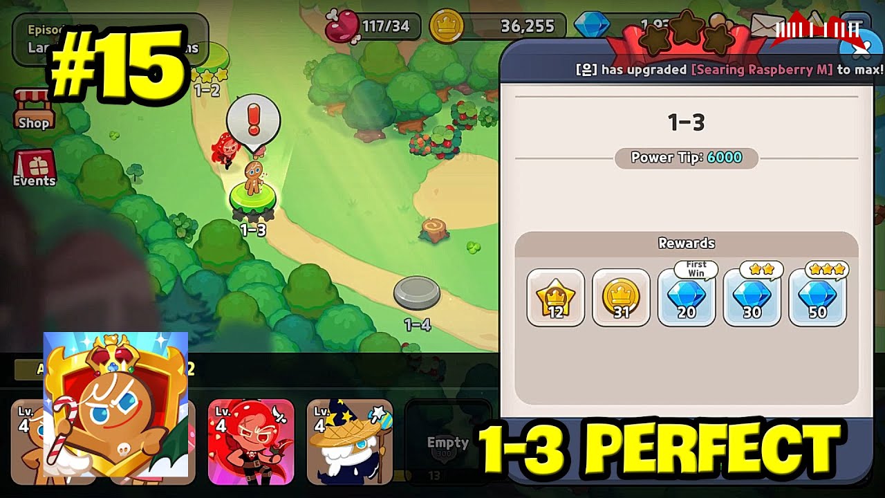 Stage 1-3 Perfect - Episode 1 : Land of Little Big Dreams - Cookie Run ...