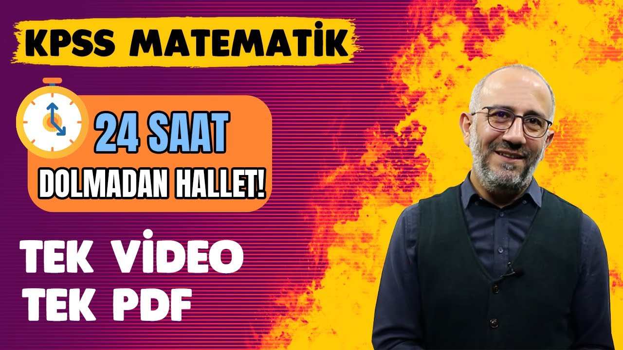 Kpss ve Dgs Matematik | Tek Video | Tek Pdf | Öğrenme Garantili | Derleme #2022kpss #2022dgs