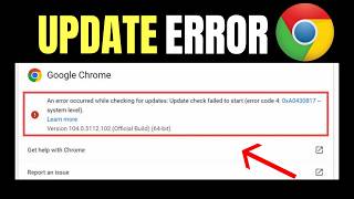 How to Fix Google Chrome Not Updating Problem 2026