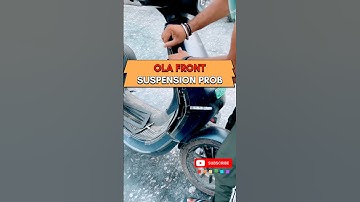 OLA FRONT SUSPENSION PROBLEM @OlaElectric #ola #suspension #olas1pro #shorts