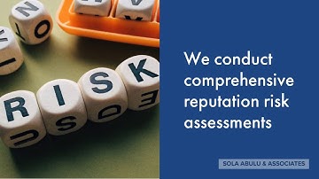 Reputation Risk Management