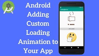 Android Loading View - Add Spinner And Dot Loading Animation (Demo) screenshot 1
