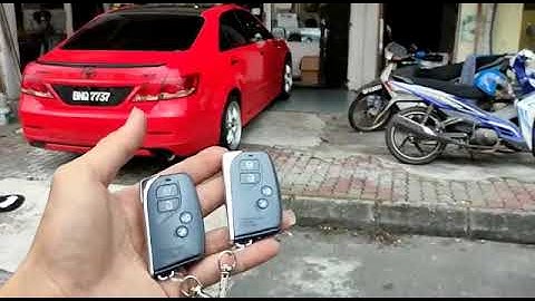 Leon Toyota camry 2.0 acv40 PKE fully Keyless smart alarm Push start button engine auto start Rm480
