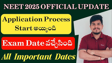 NEET 2025 Big Official Update | Exam Date | Application Process Started | Vishnu