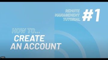 1- How To Create An Account  -  Intratone Remote Management Portal Tutorial