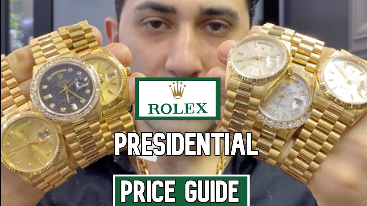 how much is a presidential rolex worth