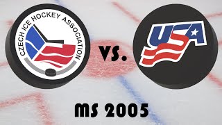 Mistrovství světa v hokeji 2005 - Čtvrfinále - Česko - USA