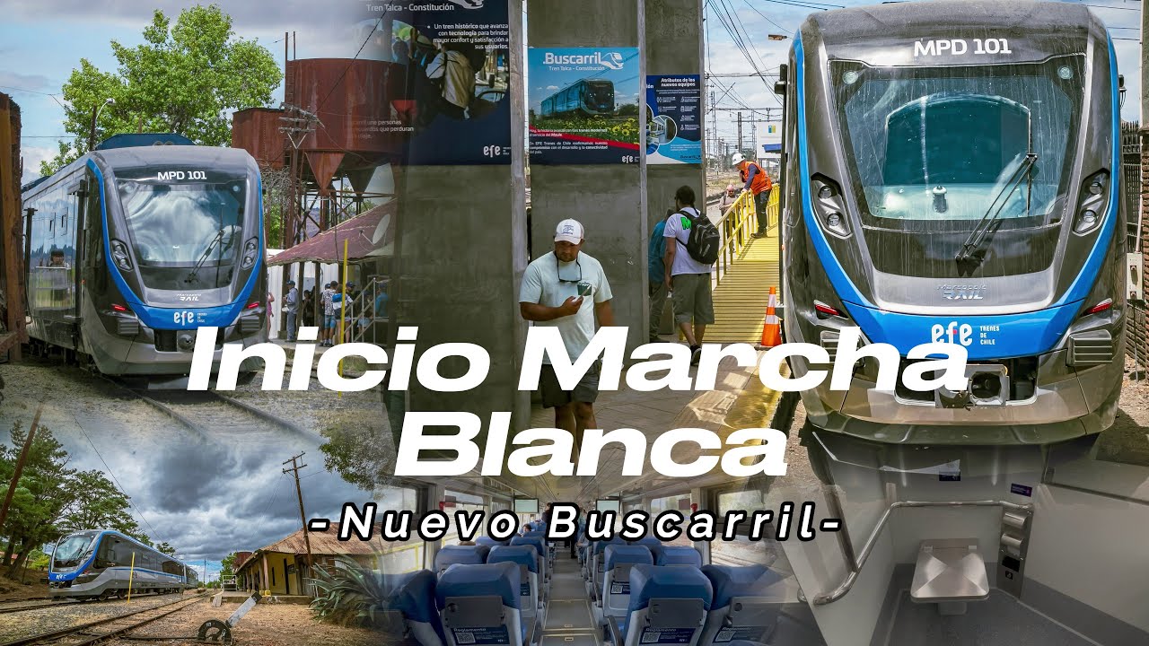 PRIMER VIAJE COMERCIAL!  Nuevo buscarril Marcopolo Rail
