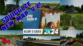 Elmcreek2K24 2.0 by Squigglze!!! A fresh look at the update. | Farming Simulator 22
