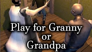 play for granny grandpa part 4 - gameplay ( New version can play as a granny or grandpa ) screenshot 4