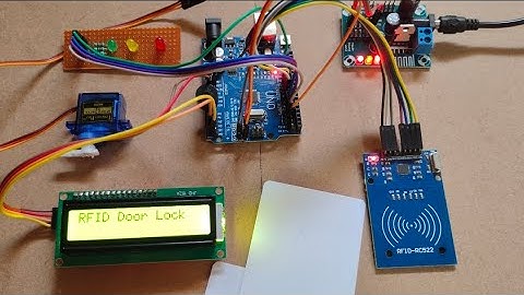 RFID Door Lock with Arduino Uno | Smart Access Control 🚪🔒 #maker #arduino #scienceproject #rfid