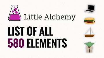 Little Alchemy CHECKLIST - All 580 Items In Order