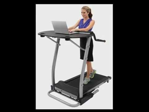 Exerpeutic 2000 Workfit High Capacity Desk Station Treadmill Youtube