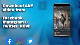 How to download videos from Facebook,  Instagram and Twitter [ uploads/ Reels ] screenshot 4