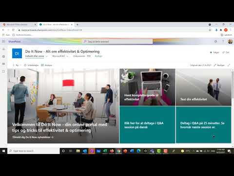 Alt om Effektivitet og optimering intro til portal