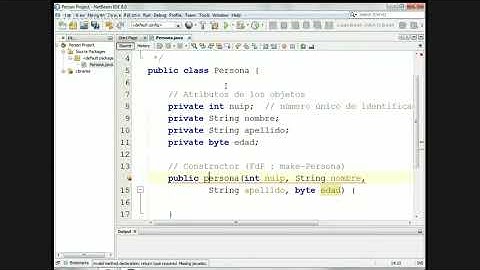 Implementación de clases en Java usando Netbeans