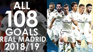 All 108 goals Real Madrid in 2018/19