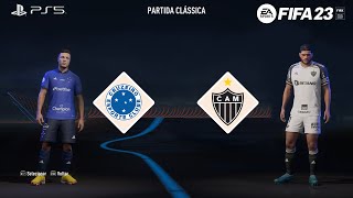 FIFA 23 - Cruzeiro vs Atlético MG | Gameplay | Campeonato Mineiro  Final 2023