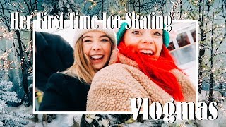 Her First Time Ice Skating & 2020 Travel Plans | VLOGMAS