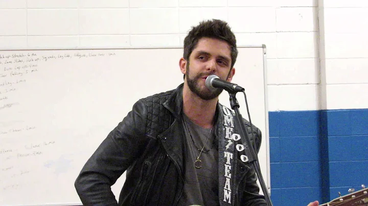 Thomas Rhett and Brett Eldredge at Betsy Layne Hig...