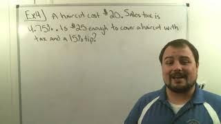 7th Grade Math Chapter 2 Lesson 6 Sales Tax, Tips, Markups