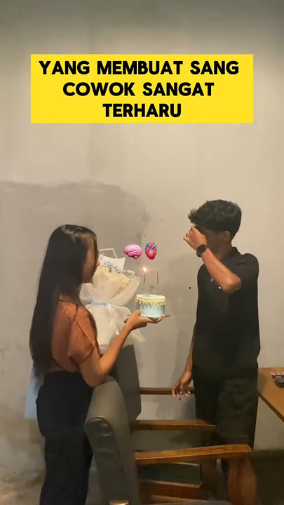 momen haru ketika pacar tiba-tiba kasih surprise ulang tahun ‼️‼️ #surprise #ulangtahun #pacar