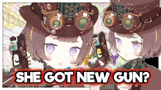 Anya got new Gun and Cool hat !!!!