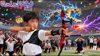 صبي متسول 8 سنين يهزم بطل أولمبي بـ3 سهام! إنه إله الرمي، صدم الجميع!