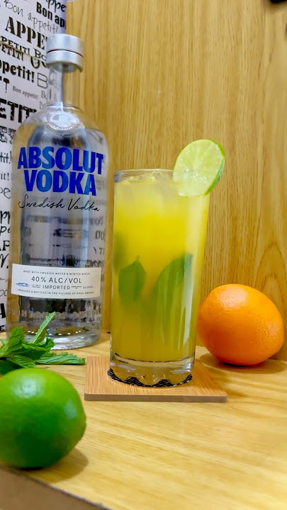 Absolut Vodka in New Way~🤤 #vodka