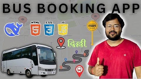 🚌 3D Bus Booking Website | HTML CSS JavaScript Project | Full Responsive Design | Shubham Bytes