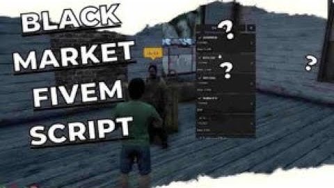 Fivem  Black Market Script   | Qbcore Script | GTA V
