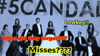 Top 5 Misses in Scandal Season 5 - What did they forget??