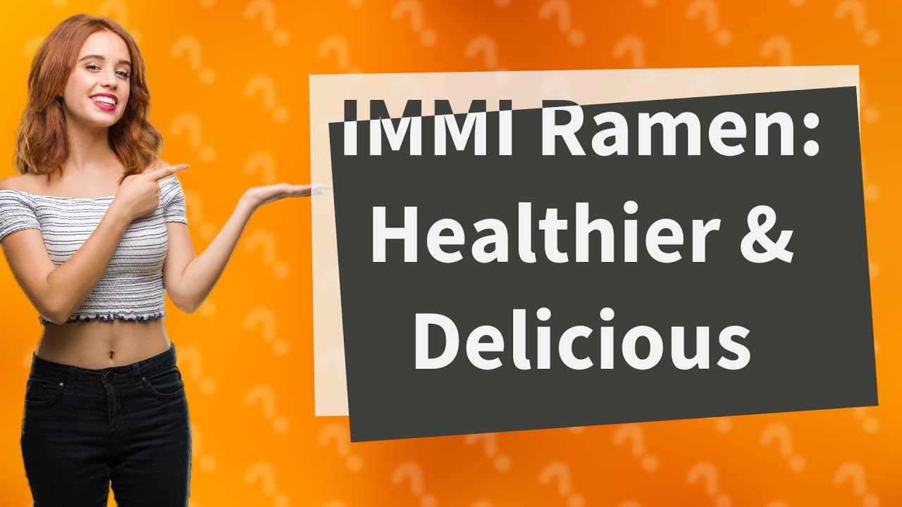 Is IMMI ramen better than regular ramen? YouTube
