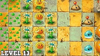 Plants vs Zombies 2 - EGYPT LEVEL 13 Walkthrough Gameplay