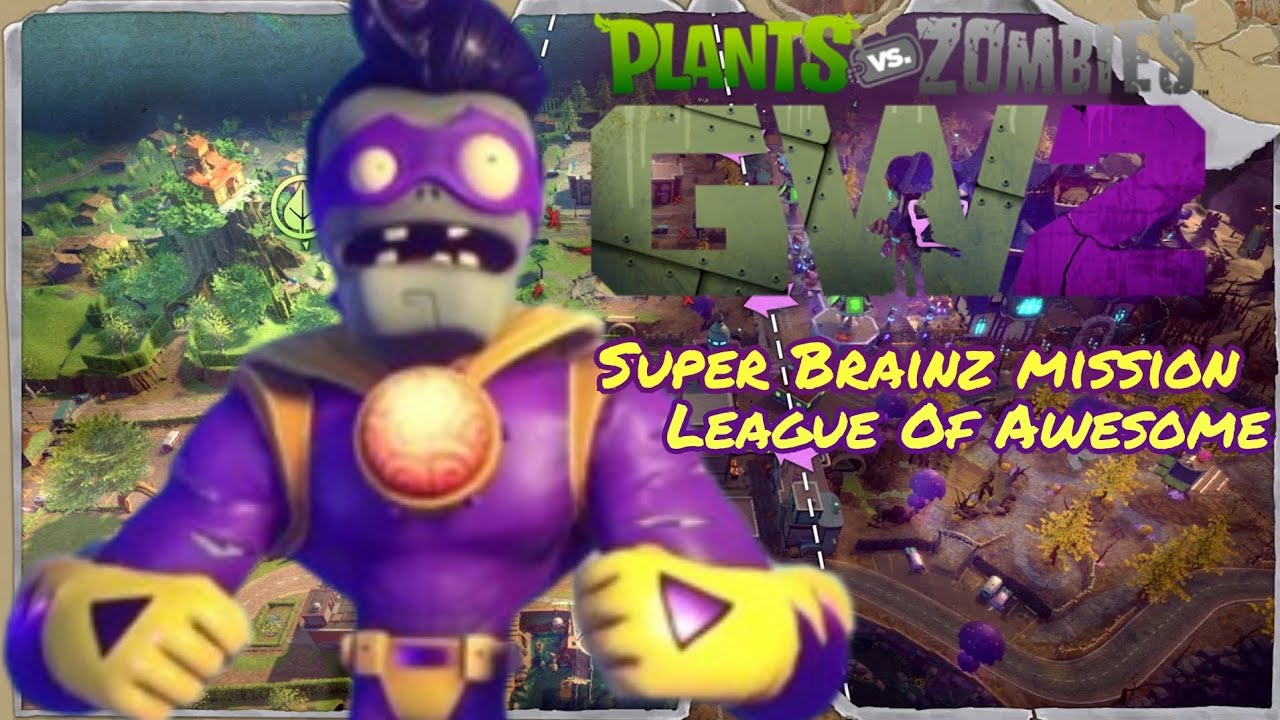 Plants Vs Zombies Garden Warfare 2 | Super Brainz mission - League of ...