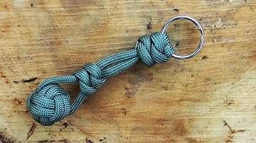 Attach A 2 Strand Monkey Fist To A Keyring (Music Version)