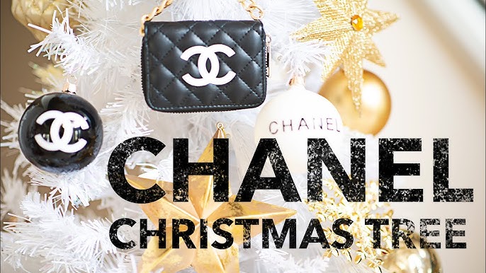 Dollar Tree Chanel Christmas Ornaments! DIY 