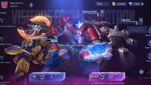 FREE TICKETS! CLAIM NOW TRANSFORMER DRAW - MOBILE LEGENDS