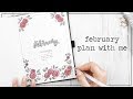 PLAN WITH ME || February 2018 || Bullet Journal Setup