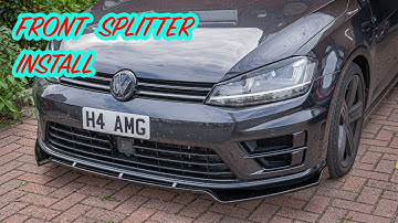 Golf Mk7 Front Splitter Install